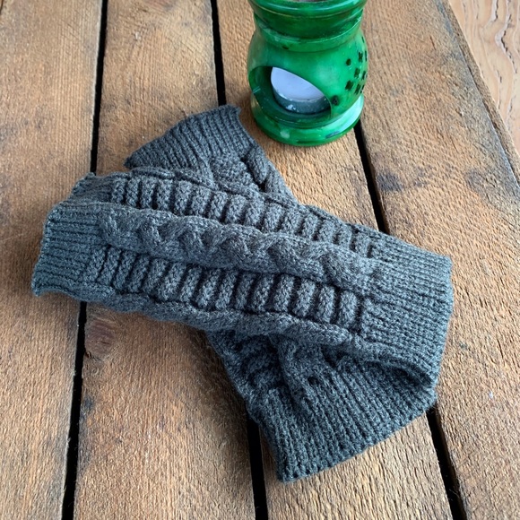 ✨CHUNKY KNIT HAND WARMER FINGERLESS GLOVES - Picture 4 of 6
